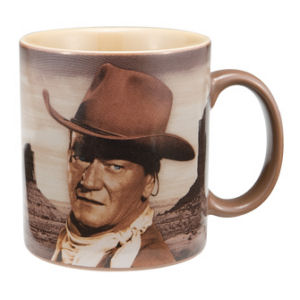 John Wayne A mans got to do... 12 oz. Decal Mug from Vandor.