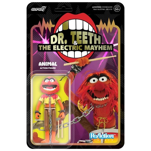 The Muppets Dr. Teeth and The Electric Mayhem Band Animal Reaction Figure.