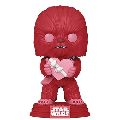 Pop! Star Wars Valentines Chewbacca Pop! Vinyl Figure.