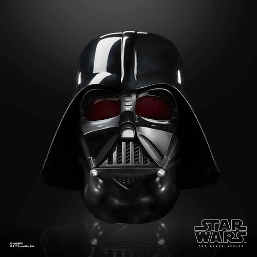 Star Wars The Black Series Obi-Wan Kenobi Darth Vader Premium Electronic Helmet. Featuring highly detailed deco, series-inspired design, multiple pieces, and iconic ventilation sounds. This full-scale Darth Vader helmet also comes with a stand for maximum