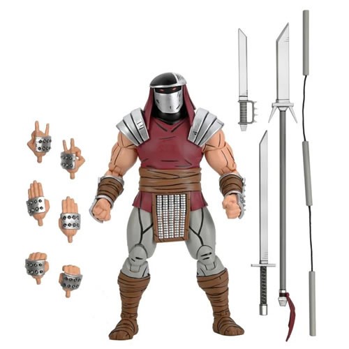 Teenage Mutant Ninja Turtles Mirage Comics Foot Enforcer (Classic Colors) 7 Inch Scale Action Figure. This well-armed warrior stands approximately 7 Inches tall and features a classic color paint deco. Accessories include ninja weapons and 