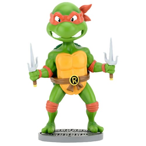 Teenage Mutant Ninja Turtles Raphael (Classic) Head Knockers Bobblehead Figure. Measures 6.5 Inches tall.