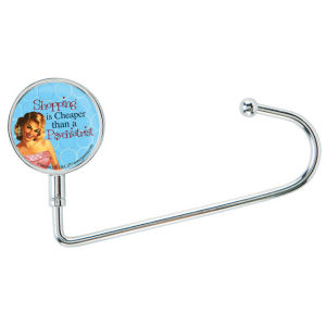 Retro Humor Shopping Collection Shopping is Cheaper Purse Holder