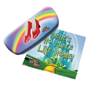 The Wizard of Oz Ruby Slippers Eyeglass Case with Cleaning Coth.